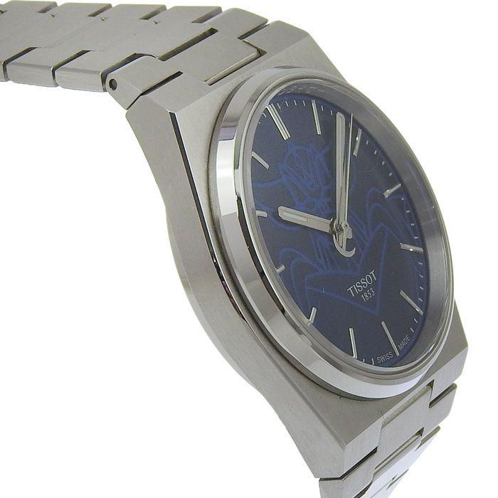 Used TISSOT PRX UFO Robo Grendizer T137.407.11.041.02 Navy Dial SS Stainless Steel Watch Automatic Men's Free Shipping 240101828006 