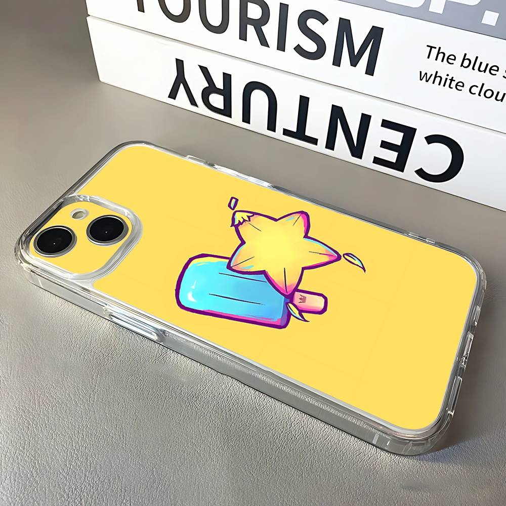 

Kingdom Hearts Seasalt Paopu Phone Case For iPhone 17,16,15,14,13,12,11 Pro,Max,Plus,X,XS,XR,SE4,E Mini Transparent Soft Cover iPhone14Pro
