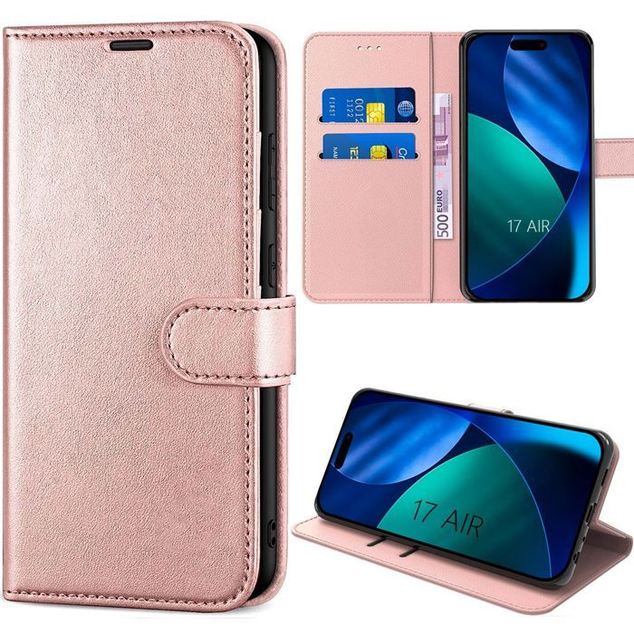 Coque de Protection - BOOLING - iPhone Air - Cuir Synthétique - Antichoc - Anti-Rayures