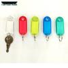 Transparent Colored Plastic Key and Luggage Tag with Hotel Number Classification