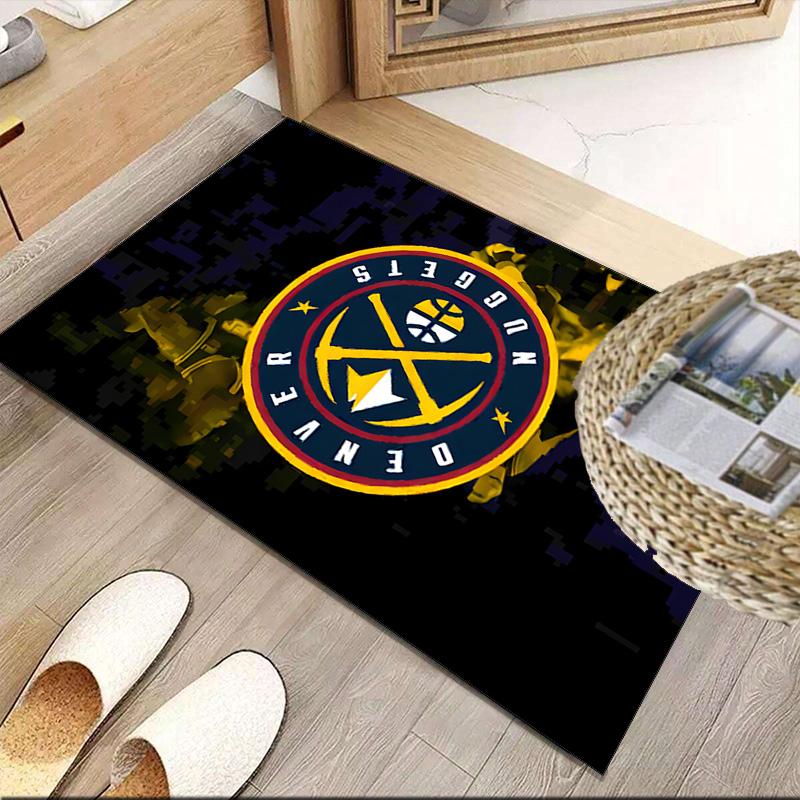 Denver Basketball Team Carpet, Kitchen Rugs, Yoga Mat, Non-Slip Mats, Rug for Bathroom, Living Room bedroom, Camping Rugs Christmas Gift
