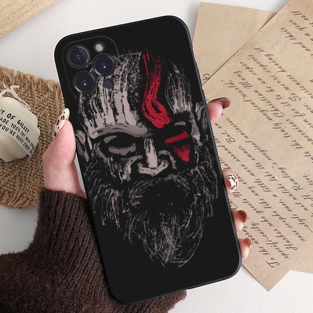 God of War Phone Case Silicone Soft for iphone 15 14 13 12 11 Pro Mini XS MAX 8 7 6 Plus X XS XR Cover