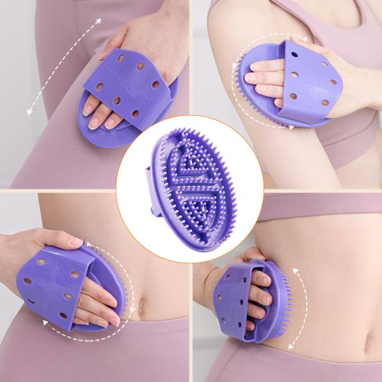 1/2Pcs Massage Brush Deep Tissue Stimulation Ergonomic Design Spa Massage Brush Overall Relaxation Tool