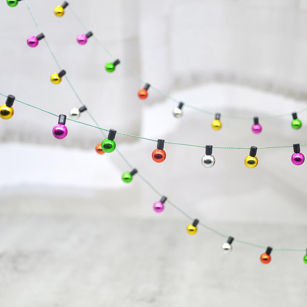 Fake Light String Christmas Decoration Doll House Miniature Furniture Accessorie