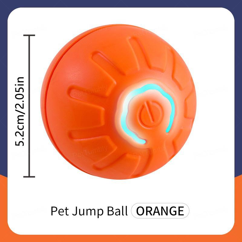 Intelligentes Hundespielzeug Ball Elektronisches Interaktives Haustierspielzeug Beweglicher Ball USB Automatisches Bewegen Hüpfend für Welpen Geburtstagsgeschenk Katzenprodukt