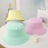 Macaron Color Sunshade Shows Small Face, Four-season Fisherman Hat, Solid Color Casual Male Versatile Female Couple Basin Hat