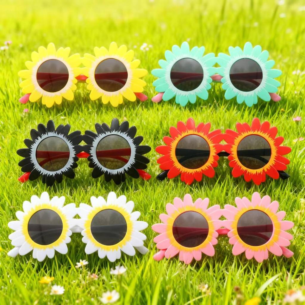 2026 Sunglasses Exaggerated And Funny Toy Baby Sunflower Glasses Trendy Children's Girls'