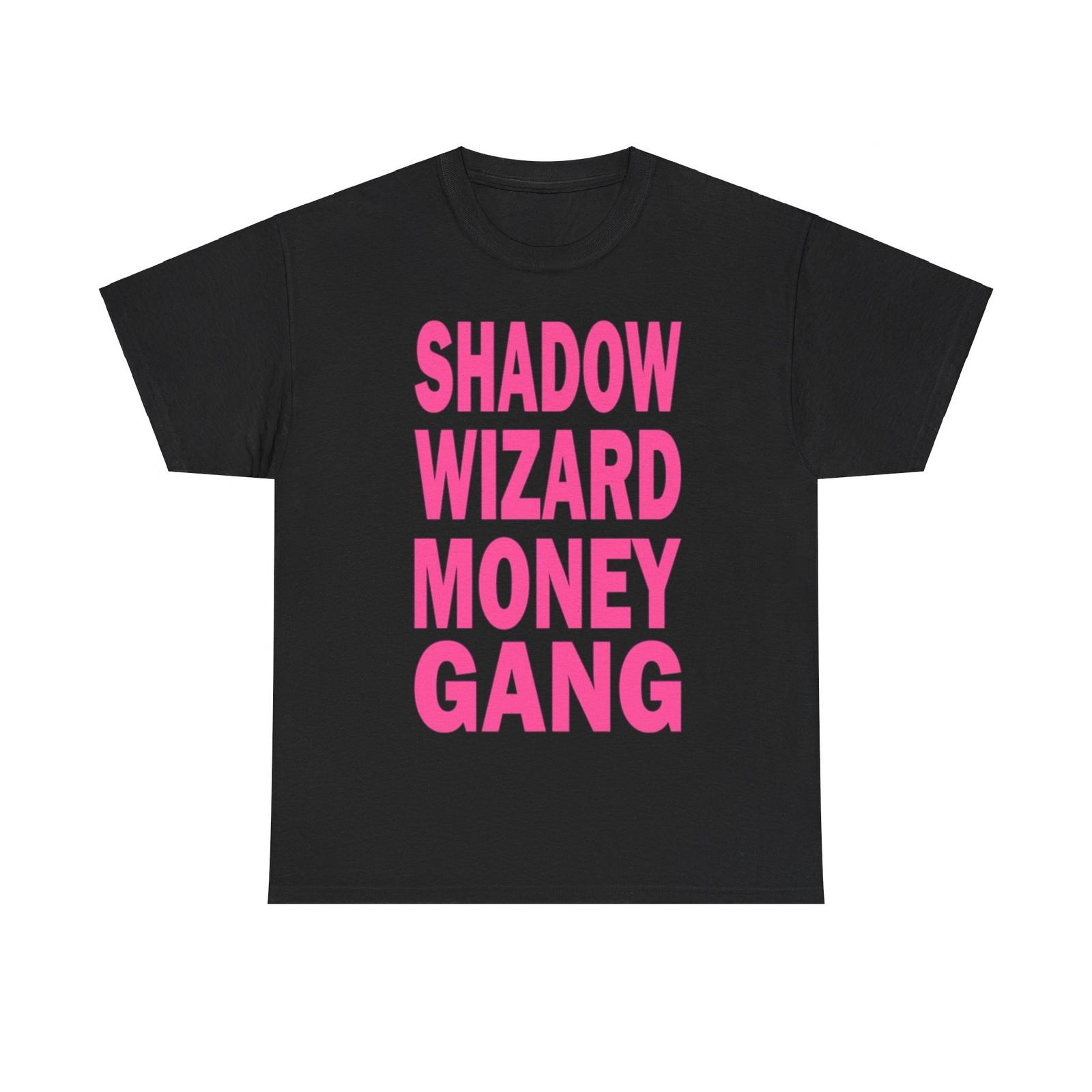Футболка с принтом Shadow Wizard Money Gang DJ Smokey Tee Мерч Мы Любим Колдовать S