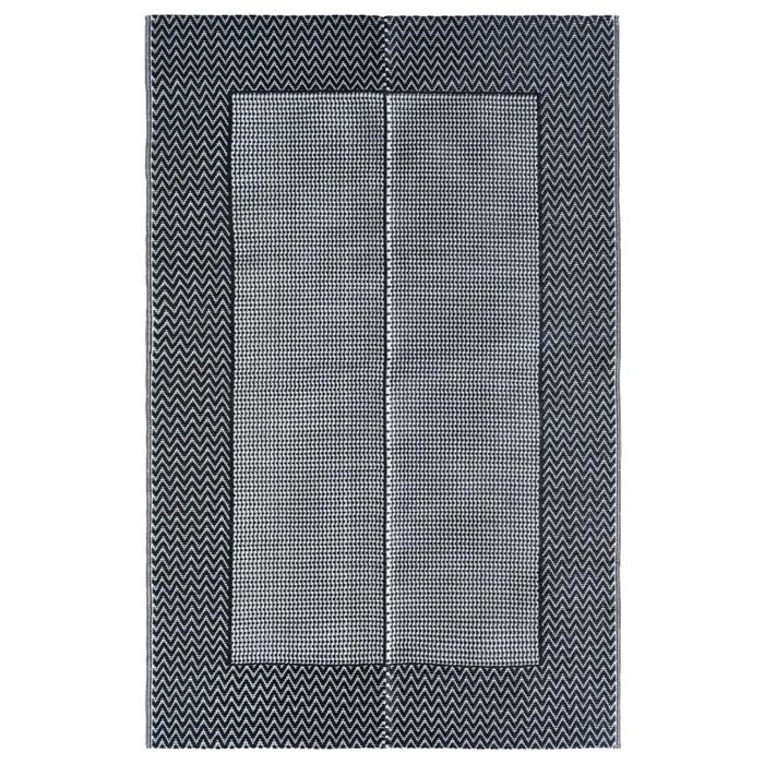 Tapis d'extérieur - vidaXL - PP - 120 x 180 cm - Gris - Moderne