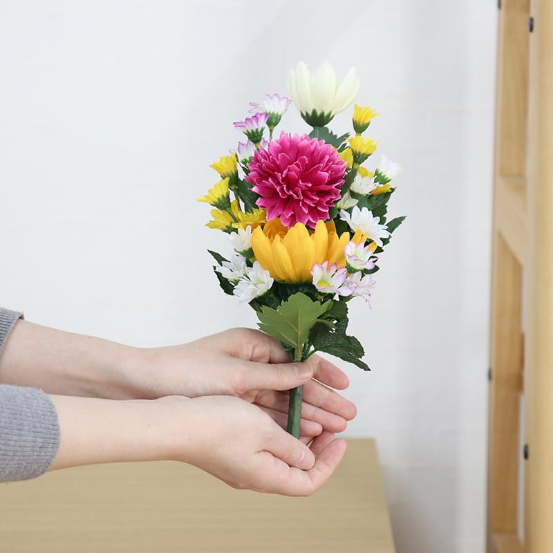 Naamukumachan Kobo Buddhist Altar Flowers (Large) Artificial Flowers (1 Bunch) Large (Type A)