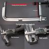 Heavy-Duty Deep Reach Quick-Release F-Clamp for Woodworking (240/300)