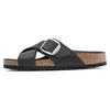 Birkenstock Siena Cross Strap Single Buckle Fashion Sandals Women Sandals Black 1020156