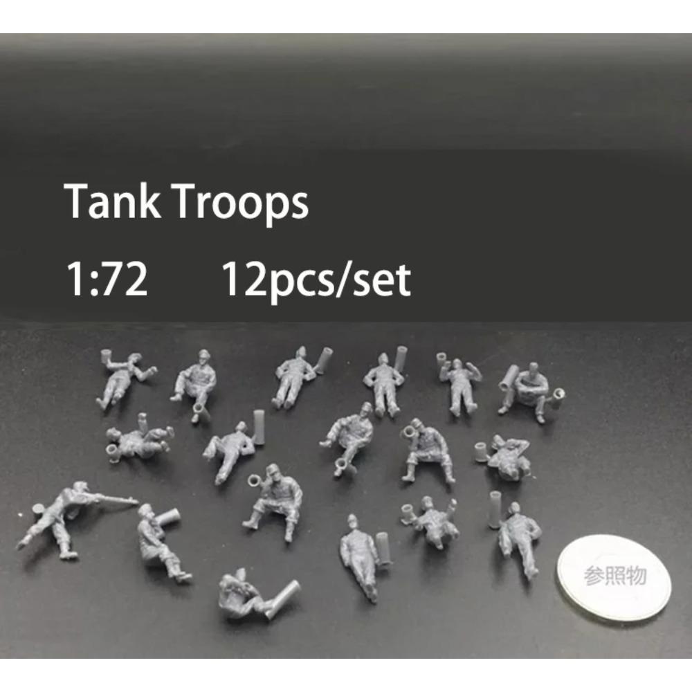 1:72 4D Zusammenbau Soldatenmodell Kunststoff Kleiner Soldat Verschiedene Formen Sandtischmodell Spielzeug