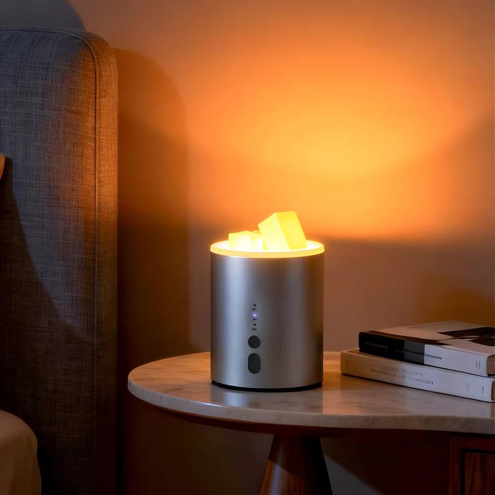 2-in-1 Wax Melt Heater USB Plug Electric Aromatic Candle Oil Burner Metal Wax Heater Dining Bar