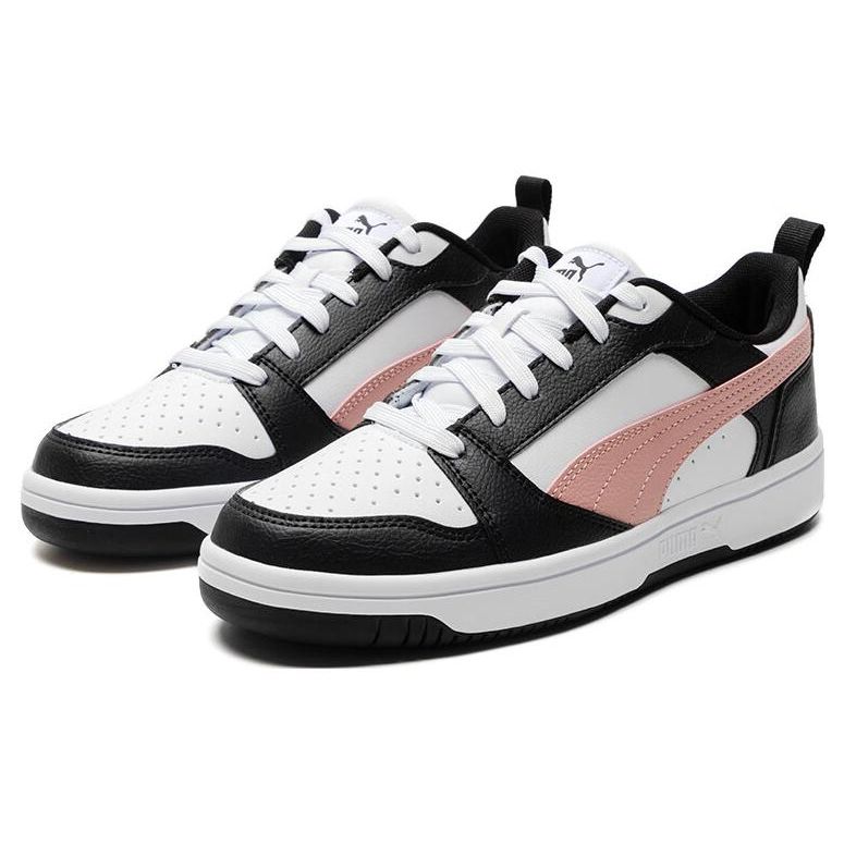 Puma Rebound V6 Low Sneakers Unisex Sneakers White Future-Pink Black 392328-11