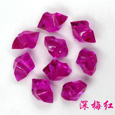 100Pcslot 14*11Mm Acrylic Crystal Diamond Pawn Irregular Stone Chessman Game Pieces For Board Game Accessories 10 Colors
