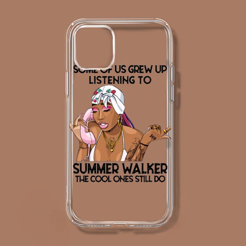 

Summer Walker Over It RNB Rapper Phone Case for iPhone 11 12 pro XS MAX 8 7 6 6S Plus X 5S SE 2020 XR case iphone XR