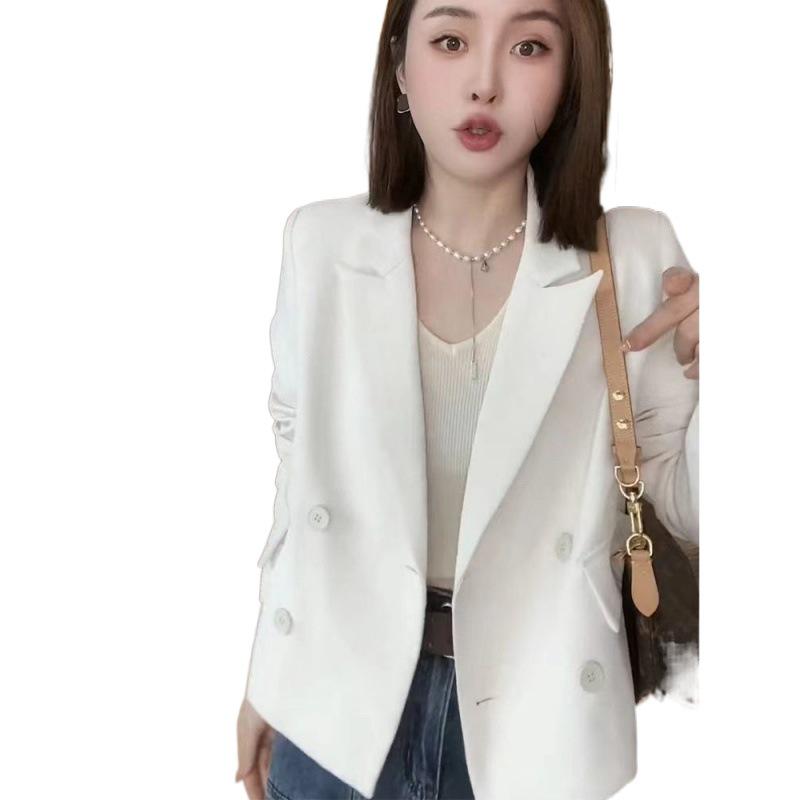 High-End Damen Petite Blazer Jacke - 2024 Herbst Modischer Trend mit gepolsterten Schultern