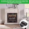 24TE Fireplace Draft Stopper 2pcs/set Easy to Use Protective Shield for Flower Powder Dust Stain Stopping
