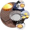 15pcs Stainless Steel Egg Mold Cups Muffin Cupcake Mould Reusable Muffin Cup Pie Molds for Home Party Bakery