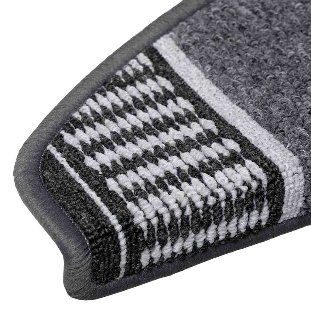 Self Adhesive Stair Protectors 15 Pcs Anthracite 65 X 21 X 4 Cm
