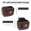 Car interior High-quality car tissue box leather storage box For Chevrolet Trax Cruze Malibu Camaro Cavalier Equinox Orlando  RZ4
