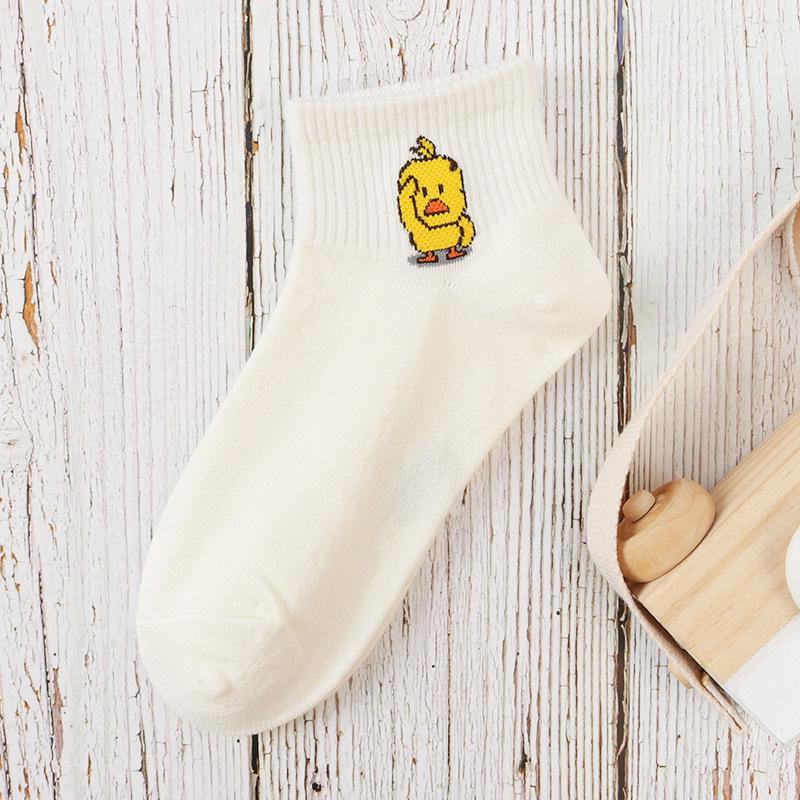 

New Women s Cute Korean Low-Cut Short Ankle Socks - Trendy, Thin, Spring/Summer Style One Size