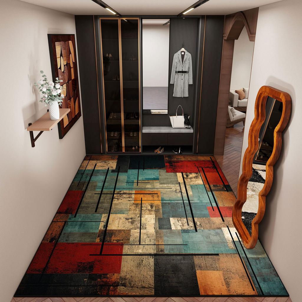 Modern antiskid Carpet living room abstract Style customizable cloakroom Lounge Rug soft Fluffy sofa tables Mat Easy cleaning