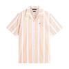 Mens Striped Short-Sleeved Shirt
