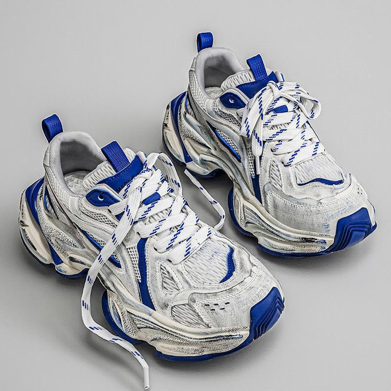 Fashion New Old Versatile Breathable Soft Sole Sports Casual Shoes Trendy Mesh Sports Heightening Shoes