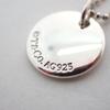 [Used] TIFFANY 925 Initial/K Pendant/Necklace/g535-87