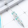 6pcs Rhinestones Fancy Pen Ballpoint Pen Smooth Writing Pen 1.0mm Glittering Beadable Pen Stationery Pen for School