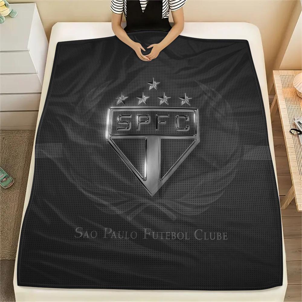Sao Paulo FC4 Flannel Blanket, High quality Comfortable for All Seasons, Home Decor, Warmth and Comfort