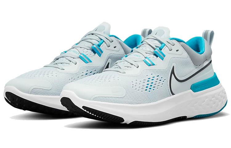 Nike React Miler 2 Pure Platinum Chlorine Blue CW7121-003
