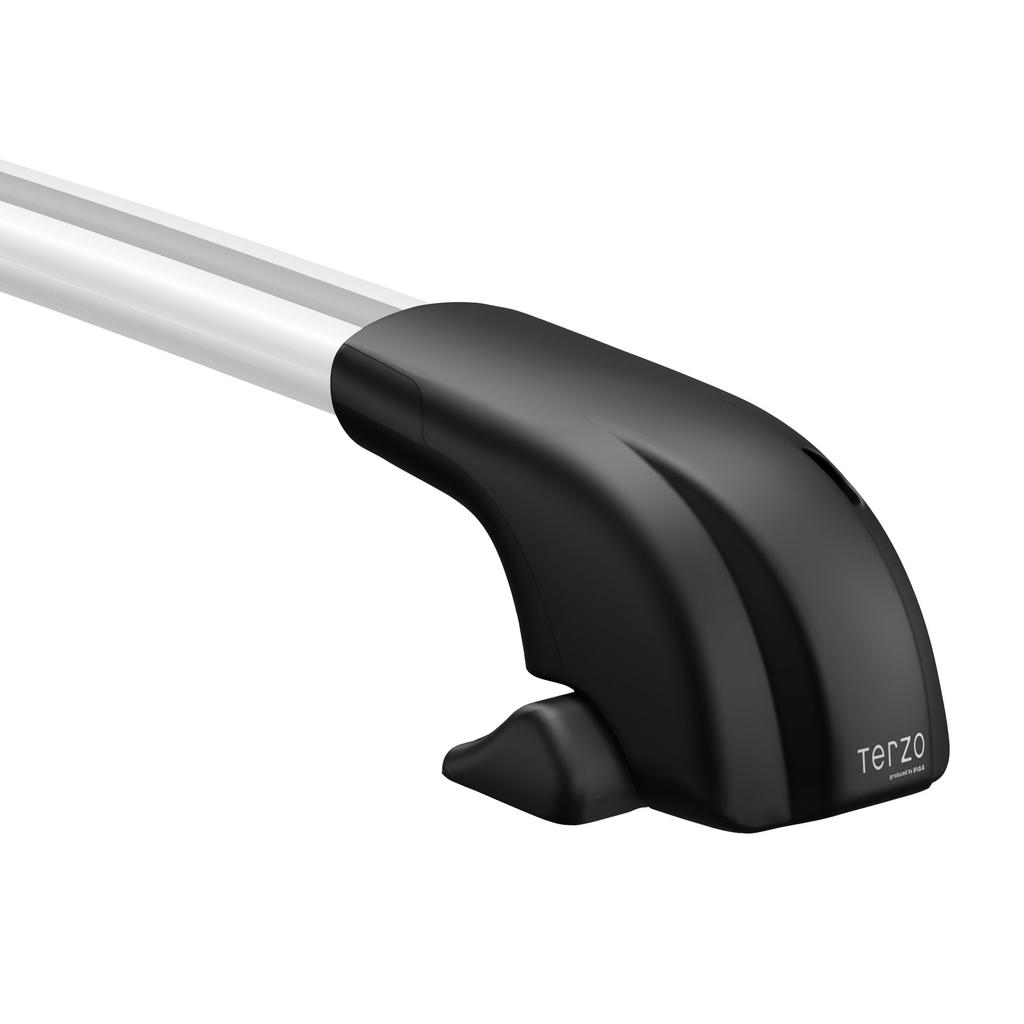 Terzo Roof Carrier Base Carrier Set of for Aero with EF100A (by PIAA) Feet, 4, Roof-On Type, Black, Bars, Locks,