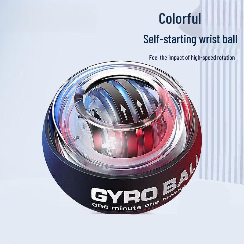 Self-Starting Gyroscopic Wrist Power Ball