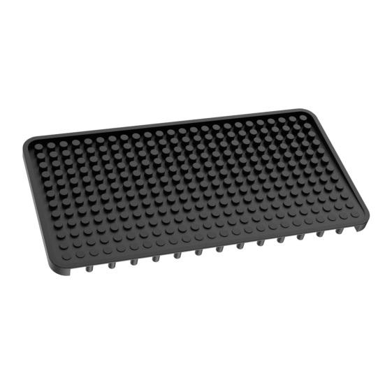 Dish Drying Mat Silicone Heat Resistant Kitchen Countertop Mat Non-Slip Kitchen Drying Mat Protects Surfaces