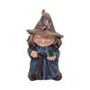 Resin Halloween Witch Sculpture Funny Garden Dwarf Figurine Crafts Gnome Statues  Tabletop