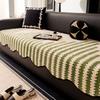 Light Luxury High-Grade Leather Sofa Cushion Autumn and Winter Plush Straight Row Seat Cushion All-Inclusive Universal Sofa Cover Winter Cover Towel
