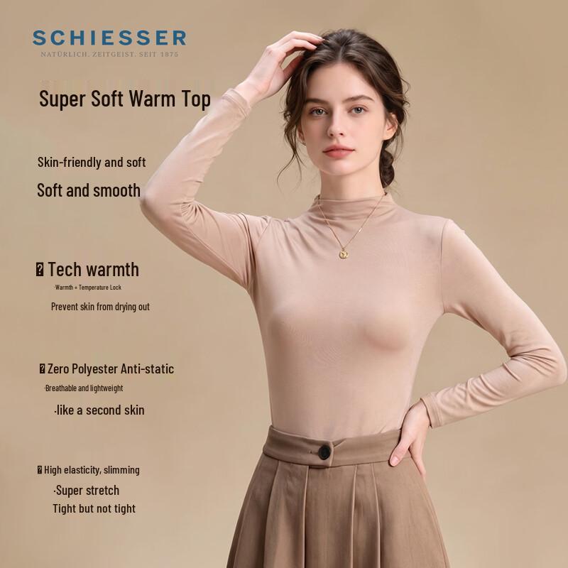Schiesser Women's Modal Thermal Long-Sleeve Top