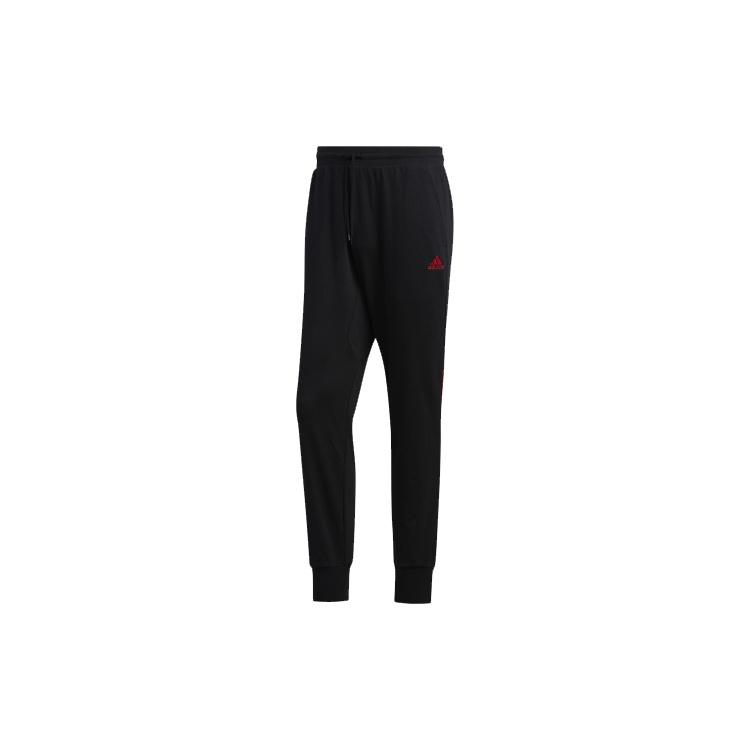adidas CNY Ft Pant Lacing Elastic Waistband Basketball Sports Pants Black Men s GH4998 XL