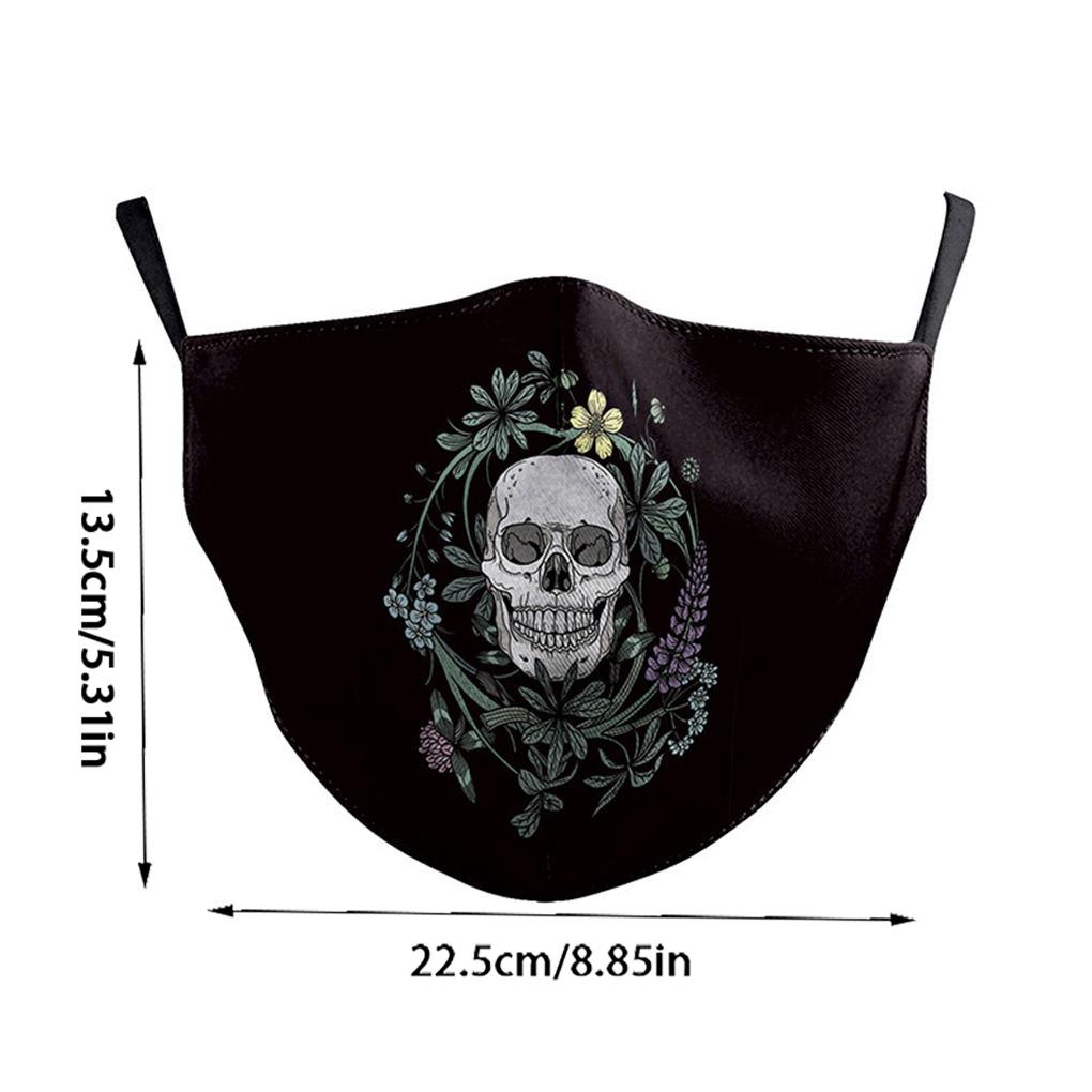 Cyfrowy Nadruk Maska dla Dorosłych Pyłoszczelna Przeciw Smogowi Ochronna Maska na Usta Unisex Pokrowiec na Twarz B178-089