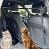 Quick Install Car Seat Barrier Netting Prevents Pet Intrusions Front Seat Protection Adjustable Straps Secure Fixing
