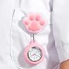 Cute Nurse Pocket Watches Gift Doctor Badge Reel Women Retractable Watch Brooch