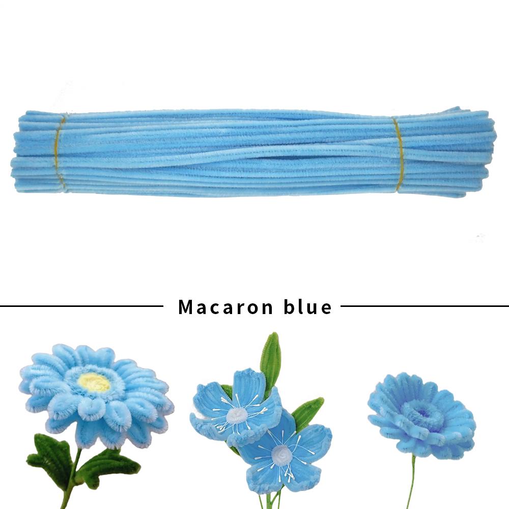 

Палочки для чистки трубок 100 шт. 7 цветов Синельные проволоки для DIY поделок, украшений, креативных школьных проектов (30см x 12 дюймов, Цвета макарон)