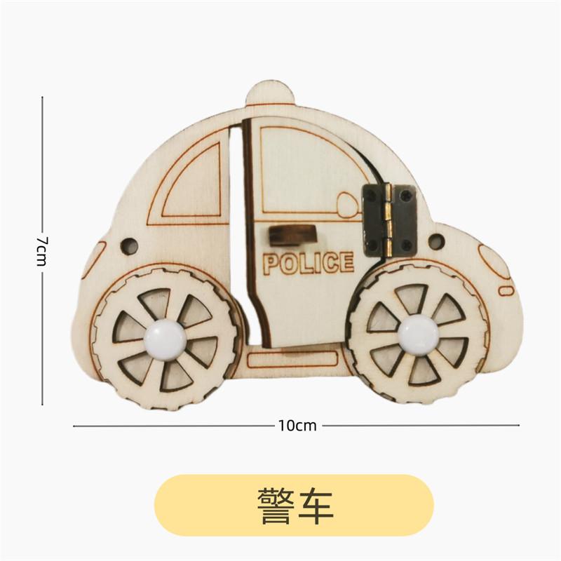 DIY Montessori Busy Board Wooden Accessories Hand Pulled Wheel Gear Drum Car Board Castle Early Educational Toy For Childre Gift