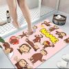 Custom Name Curious Monkey Adventures Carpet Rug Customizable Soft Washable Anti-Slip Home Living Room Sofa Mats Personalized Rug. 0909419