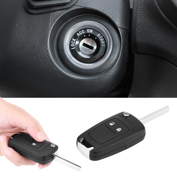 ARAMOX Key Shell 2-Button Folding Remote Case for Car Key for Vauxhall Opel Astra Insignia