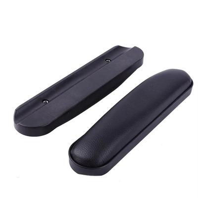 2PCS Comfortable Wheelchair Armrest Pad Sponge Leather Spare Part Arm Rest with Screw Soft Arm Pads Cover Arm Rest Support