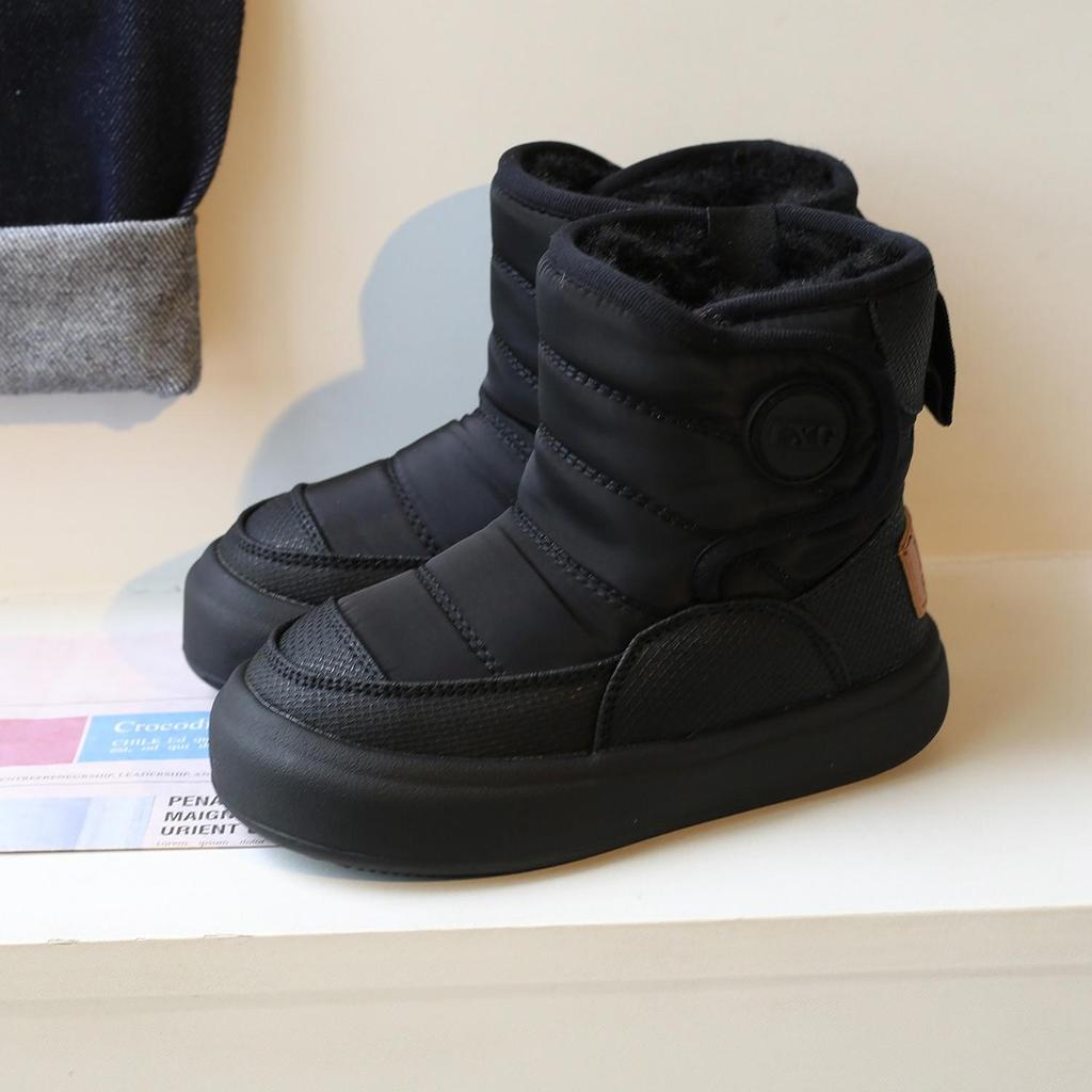 2025 Winter Kids' Fashion Cotton Boots - Trendy British Style, Warm for Boys & Girls